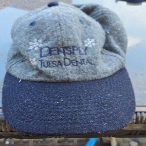 Men's Two-Tone Wool Cap - Gray & Navy